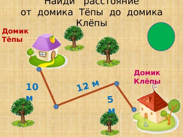 Найти расстояние от дома до дома. Найти расстояние от дома до дома
