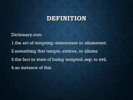 Defining dictionary