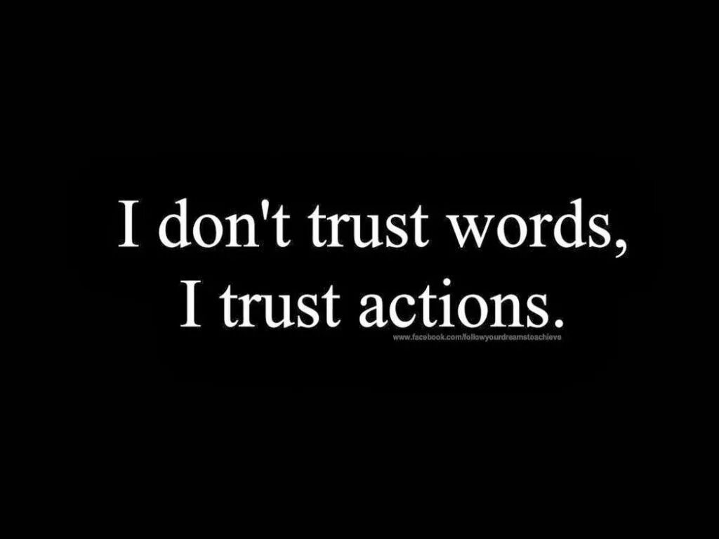 Trust action. Trust action
