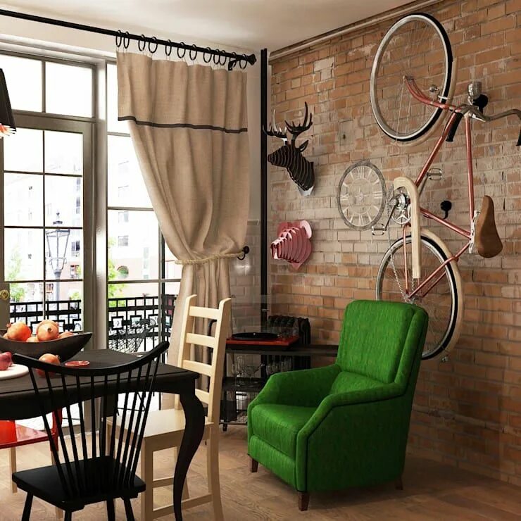 Industrial Loft Curtains