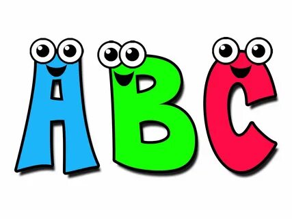 Веселый английскими буквами