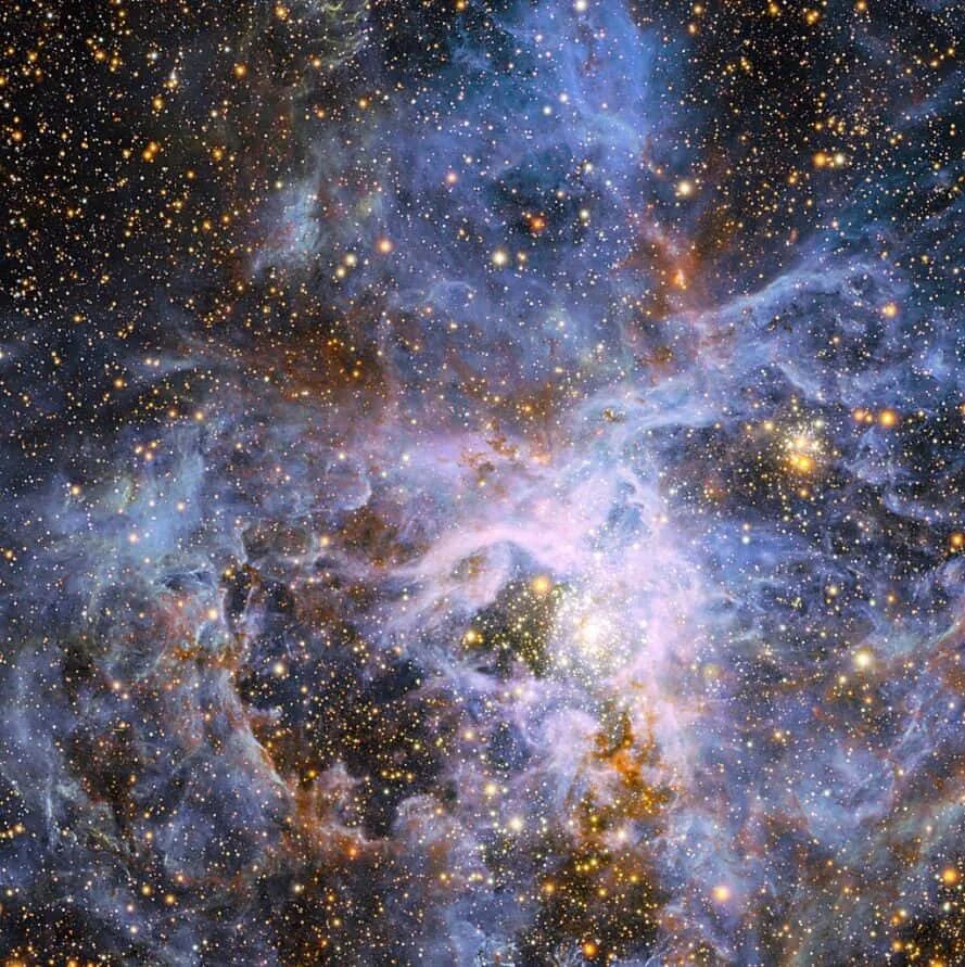 Космоса и именно им. Туманность Магелланово облако. Туманность Вольфа Райе. Звёздная туманность Тарантул Созвездие. Скопление r136.