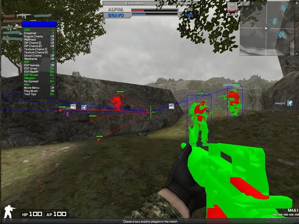Esp hack. Target esp. target esp wild. pocket chams.
