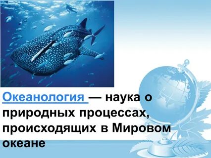 Океанология это
