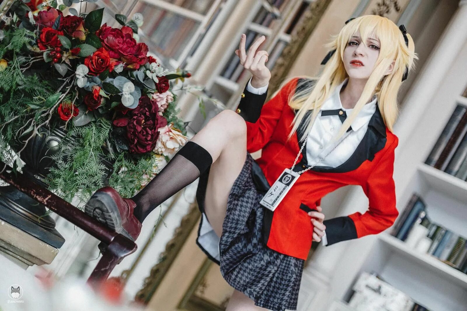 Helly cosplay. Мэари Саотомэ косплей. Kakegurui Mary Saotome Cosplay.