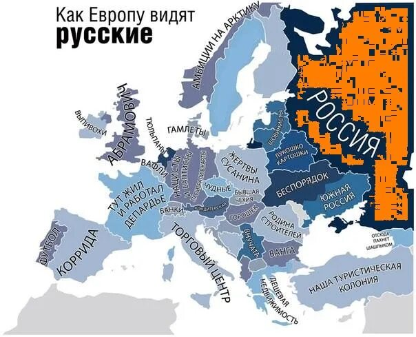 Пшеки. Как видят Европу украинцы. Пшеки и Россия. Как видят Европу русские хохлы.