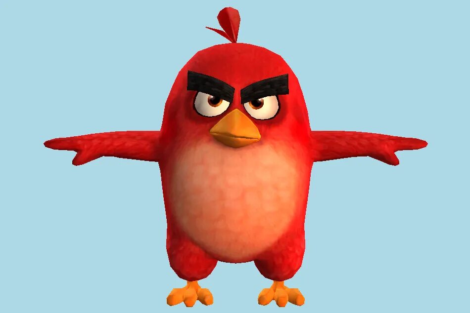 Angry Birds Red. Птички из Angry Birds 3d. 3д модель Angry Birds. Angry birds 3d