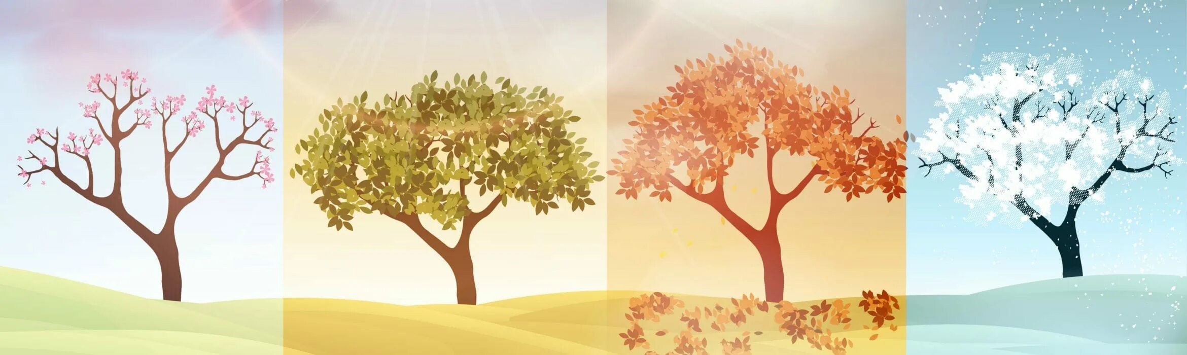 Пейзаж времена года. Времена года на английском. Времена года иллюстрации. Seasons of lovesome. Пейзаж 4 времени года.