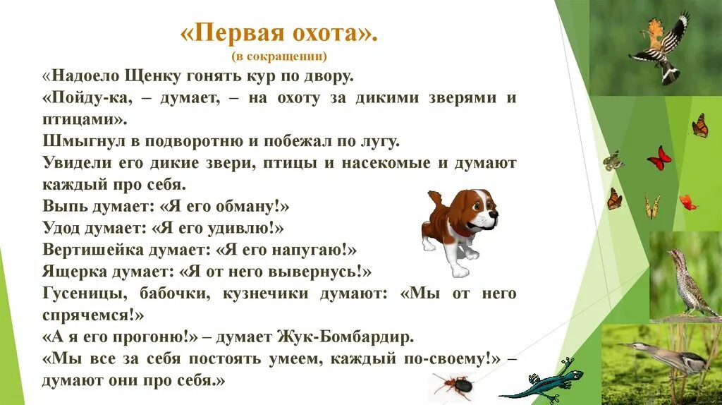 Бианки конспект урока 1 класс школа россии. Рассказ Бианки 1 охота. Рассказ Бианки 1 охота текст.