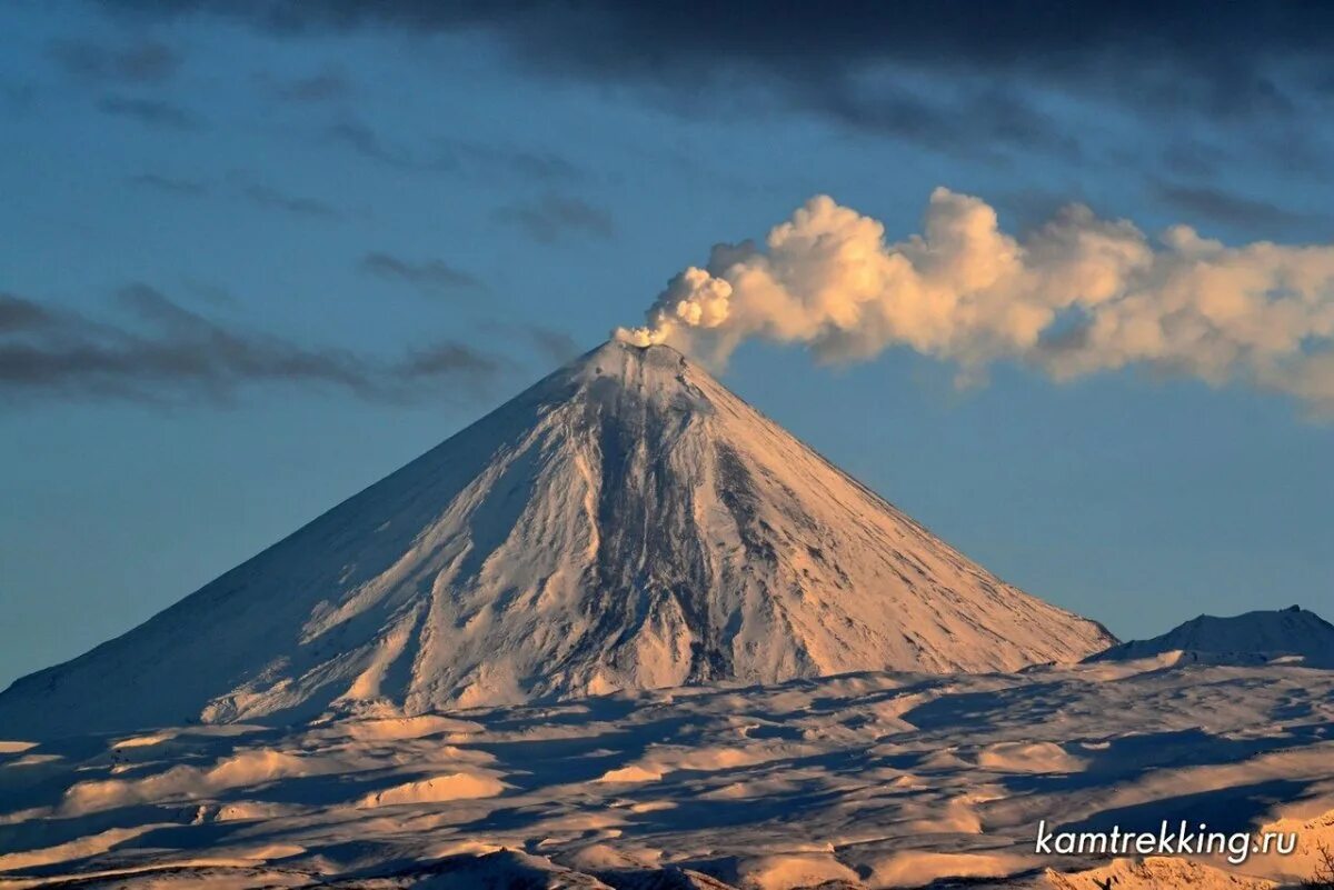Самый активный вулкан евразии
