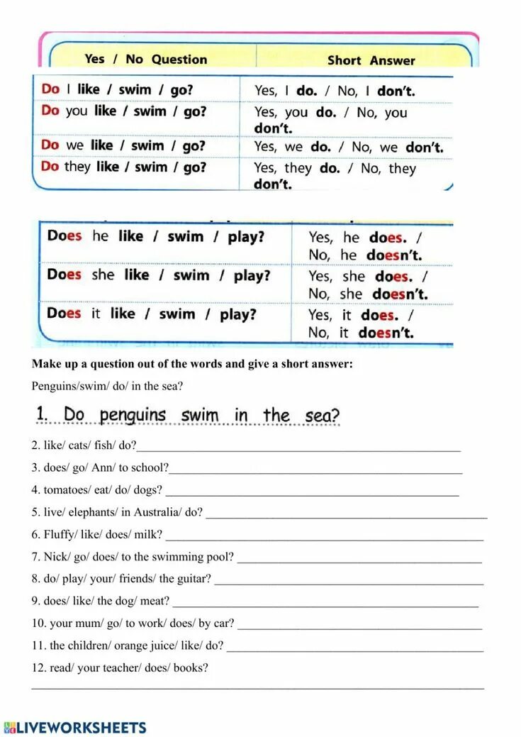 Make questions give short answers. Present simple вопросы. yes/no questions в английском языке. past simple yes no questions worksheets. present simple вопросы упражнения.