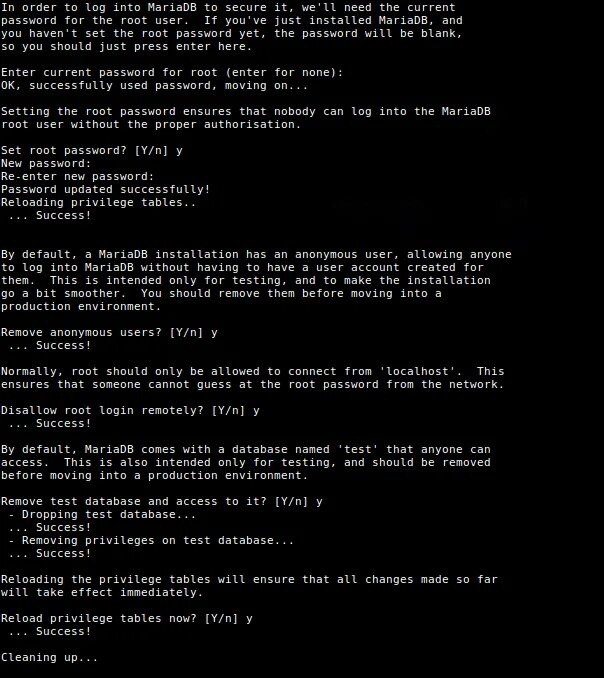 Make install. Mysql_secure_installation. mariadb-secure-installation. настройка root к mysql. mysql secure install ansible.