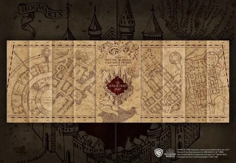 Harry Potter Jigsaw Puzzle Marauders Map Noble Collection.