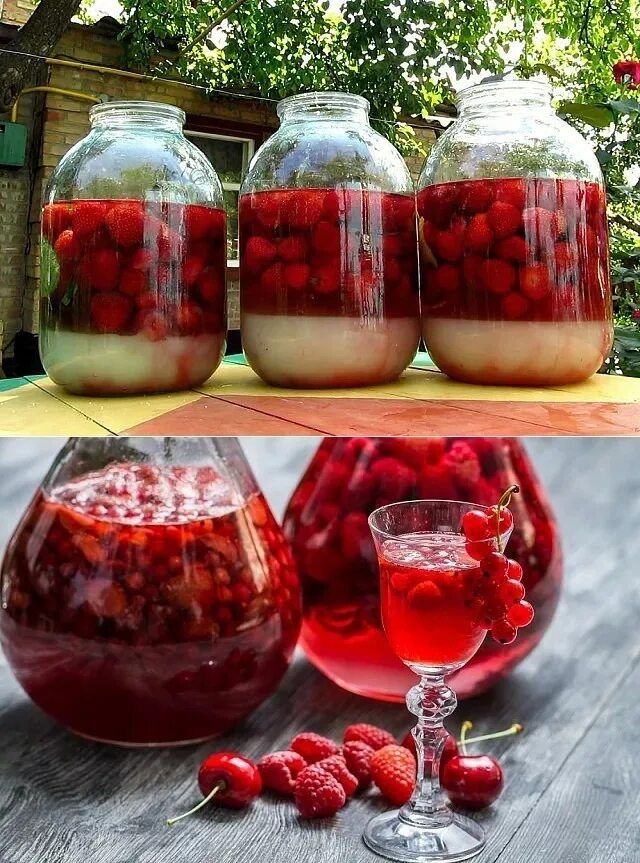 Домашние наливки. Настойка 4 стакана. Настойка 4 стакана ягод 4 стакана сахара. Рецепт домашнего вина. Ягодная наливка.