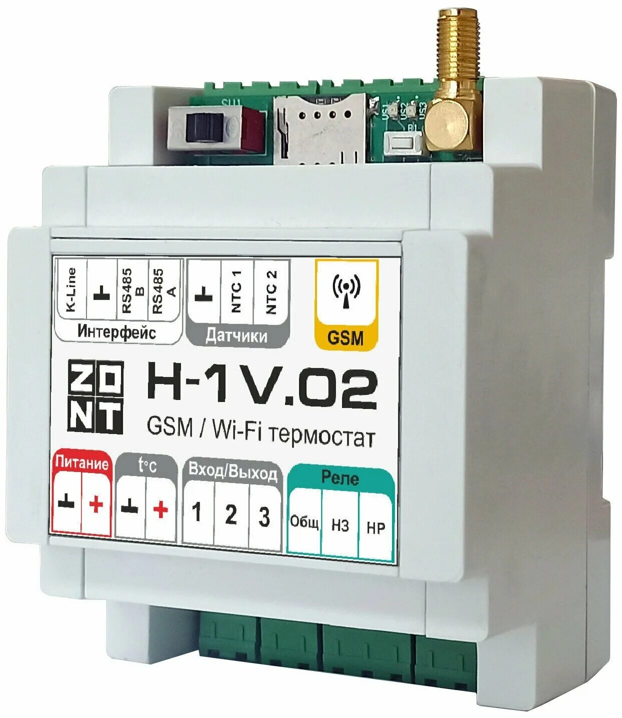 Котлов zont h 1v. Термостат Zont h-1v New (GSM, Wi-Fi, din). Термостат Zont h-1v.02. Zont h-1v New. Термостат Zont h-1v New GSM/WIFI на din-рейку.
