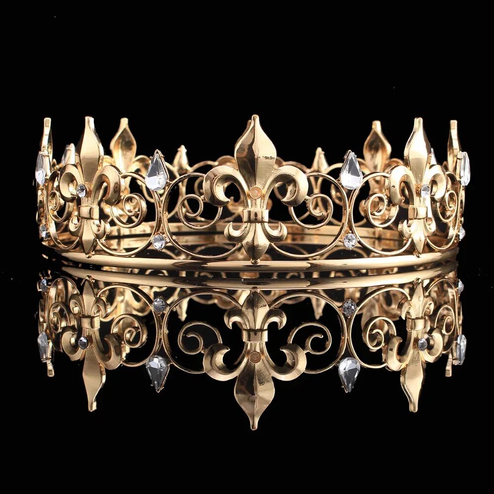Золотая корона купить. Диадема корона Королевская Золотая. Золотая корона тиара. Корона короля тиара. Тиара королевы Золотая.