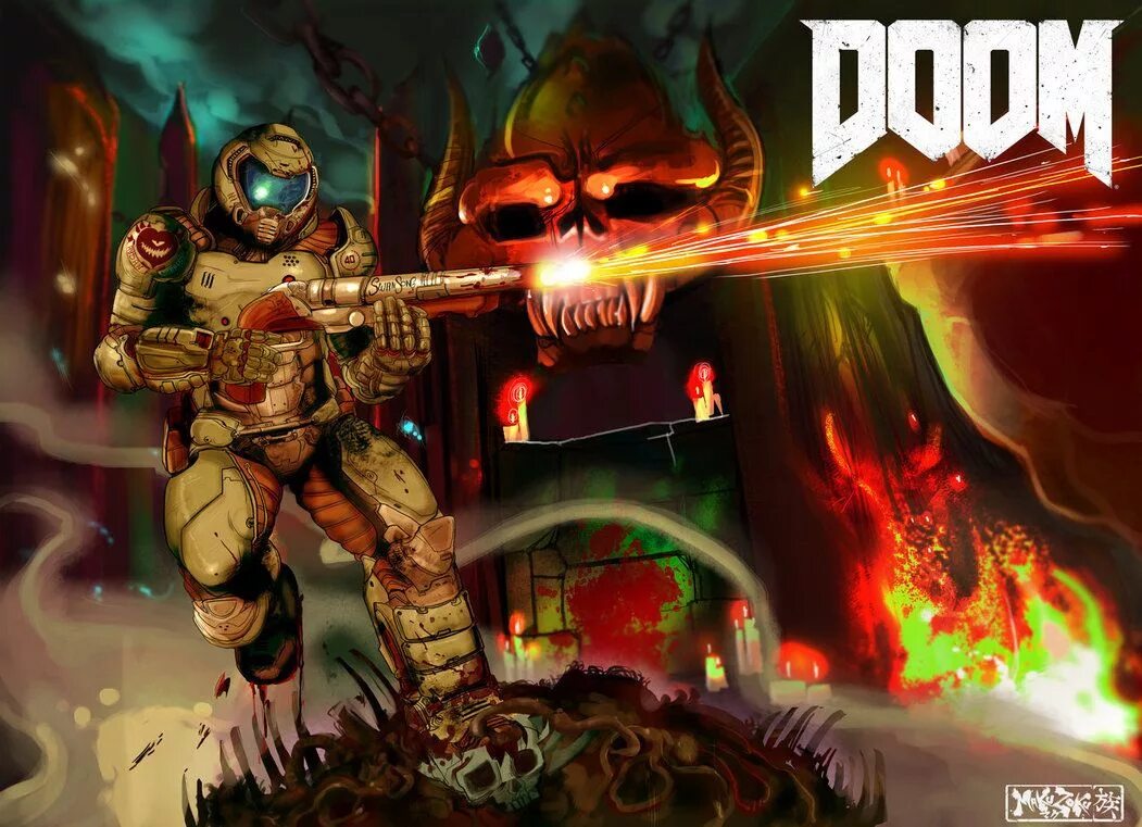Doom кар. Думгай из doom 1. doom (игра, 2016).