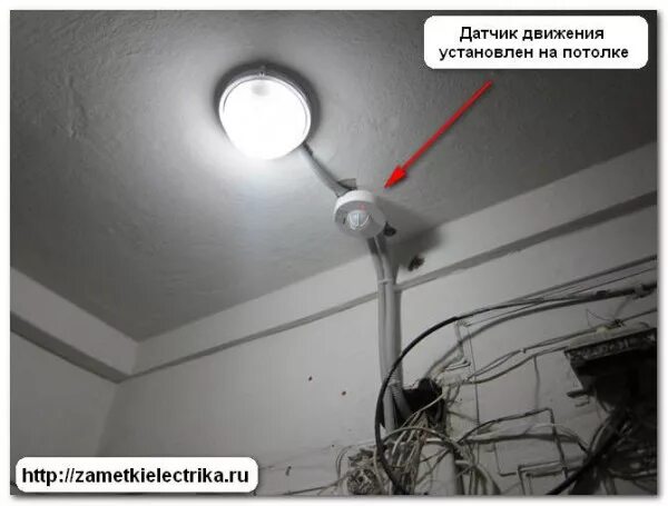 Датчик движения для освещения Заметки электрика