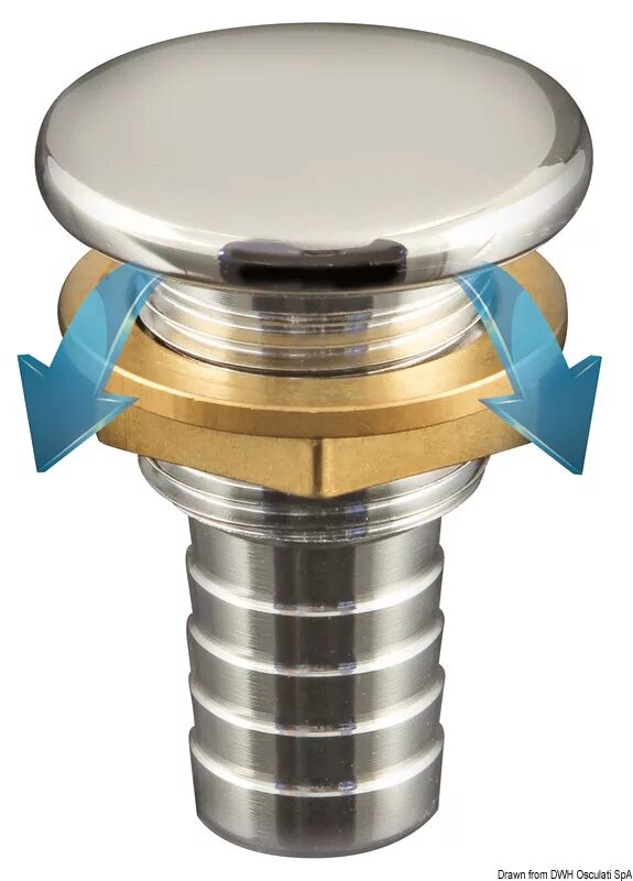 Вентиляционная головка. Вентиляционная головка Vetus. Вентиляционная головка 90°, нерж., плоская арт.20.271.02. Вентиляционная головка Яхтенная. Вентиляционная головка бака.