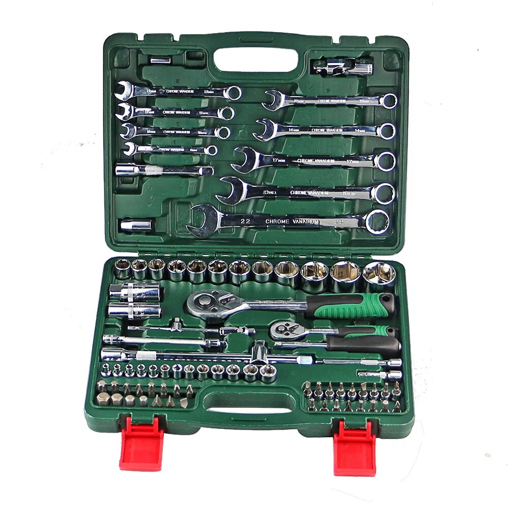 Набор для ремонта головка. Набор для динамометрического ключа 1/2. Набор инструментов Tools 61 PCS. Набор ключей для автомобиля Кратон Ванадиум. Набор гаечных ключей с храповым 1/2.