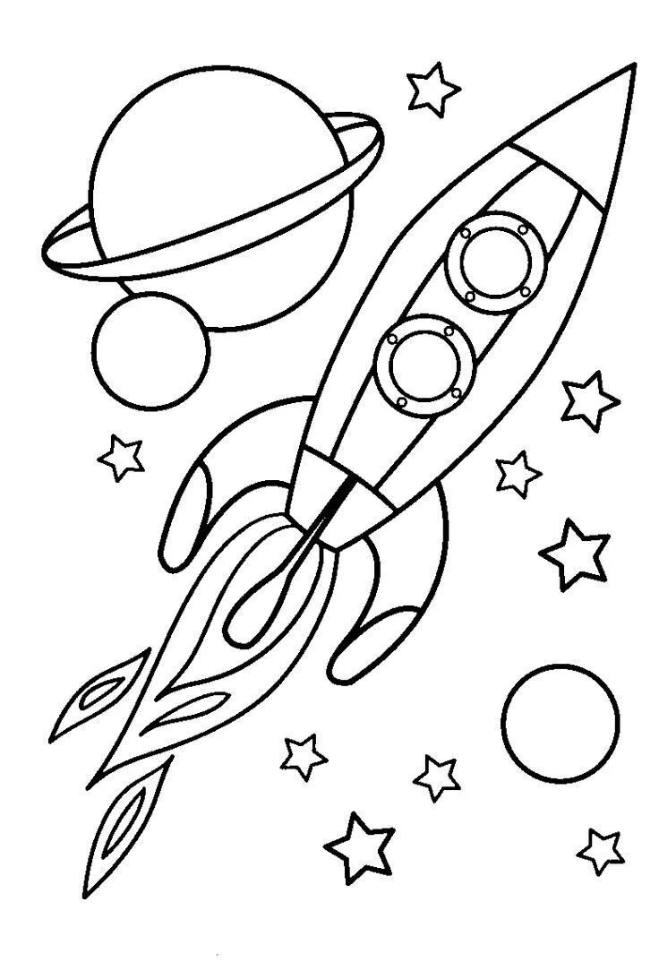 Распечатать раскраски космос 5 6 лет Free & Easy To Print Space Coloring Pages Planet coloring pages, Space coloring