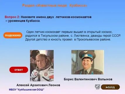 Знаменитые люди кемерово