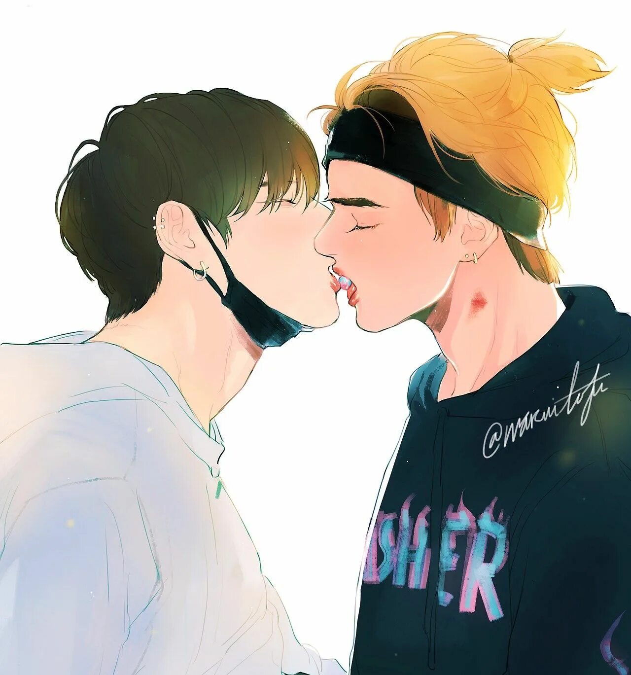 Солнце фф вигуки. Waruitofu Vkook. Вигуки waruitofu. БТС Vkook Art 18 +. Vkook shuaitofu.