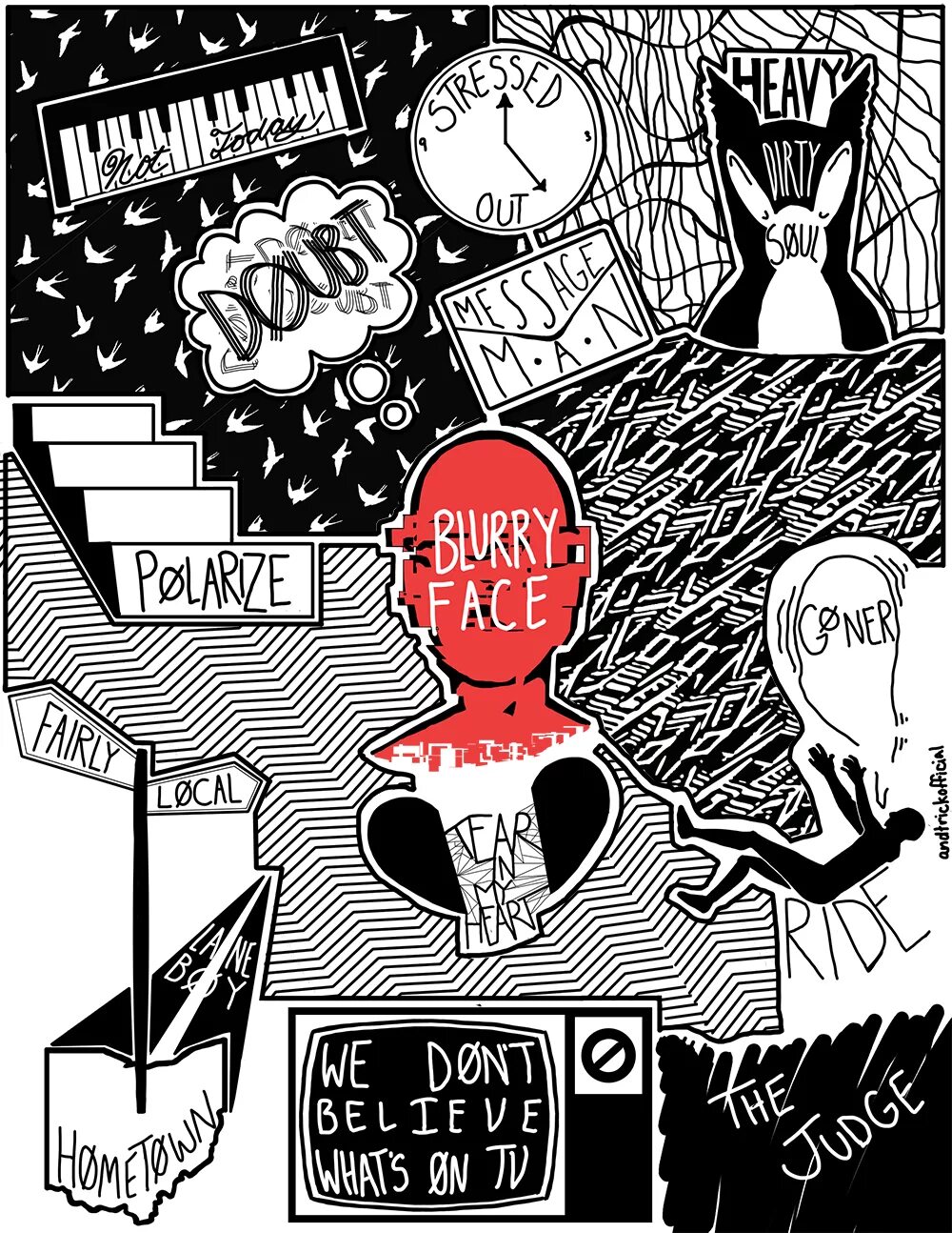 Blurryface. Twenty one Pilots "Blurryface". Blurryface арты. Blurryface twenty one Pilots Art.