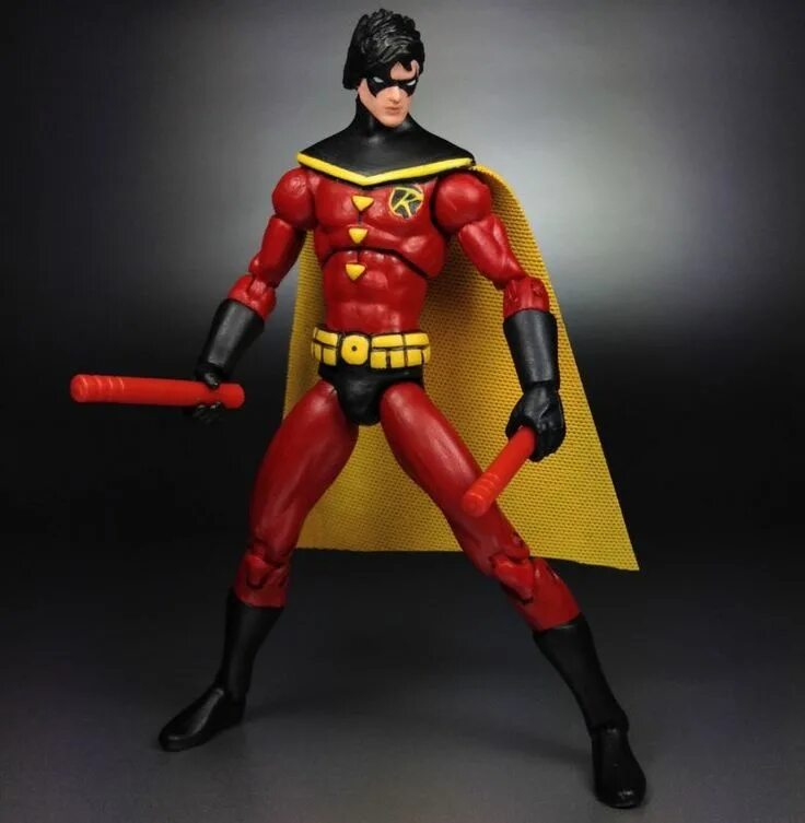 Custom figure. Робин кастум. mcfarlane red robin. tim drake body. firestorm custom figure.