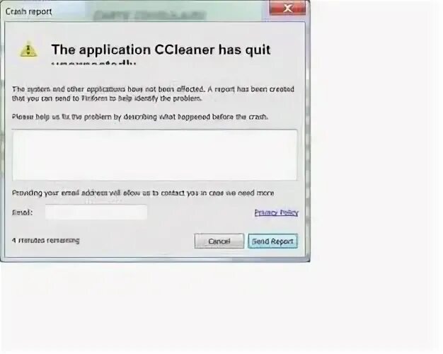 The application has unexpectedly quit. This application has requested the runtime to terminate it in an unusual way please contact the application`s support team.