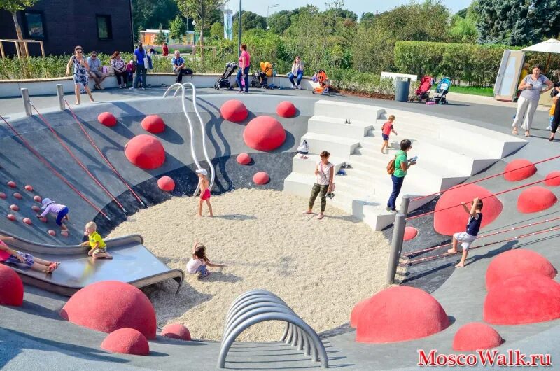 Парк горького москва детские площадки