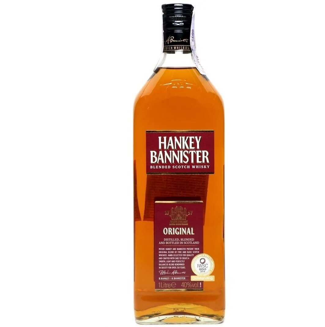 Ханки баннистер. Виски Hankey Bannister. Виски Hankey Bannister Original. Hankey Bannister 40% 0,7 l. Виски "Hankey Bannister" Original, 1 л.