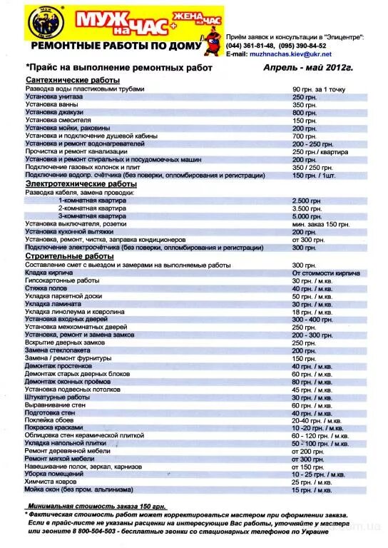 Расценки на сварочные работы прайс