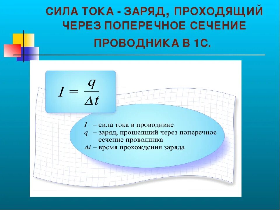 Формула силы тока через заряд и время. Формула по нахождению силы тока в проводнике. Формула для нахождения сила тока протекающего в проводнике. Сила тока протекающего через проводник формула. Поперечное сечение проводника формула сопротивление.