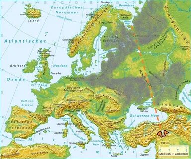 Крупнейшие моря европы