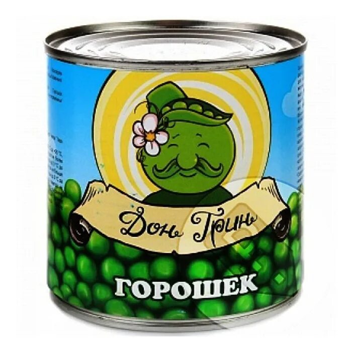 Дон жб. Зеленый горошек дон грин. горошек дон грин 400г ж/б. горошек зеленый донская кухня 425мл 400гр ж/б 12.