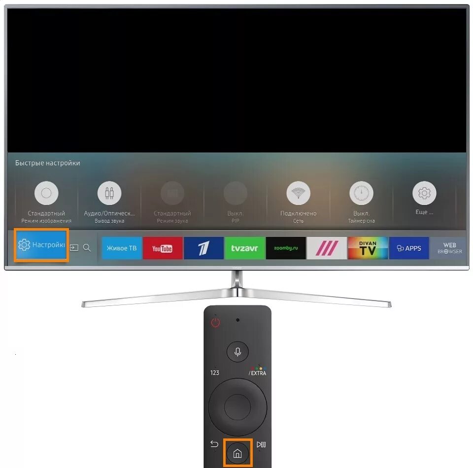 Как на телевизоре установить голосовое. Телевизор Samsung Smart TV меню телевизор. Меню ТВ самсунг без смарт ТВ. Samsung ue43m5550au. Кнопка меню на пульте самсунг смарт ТВ.