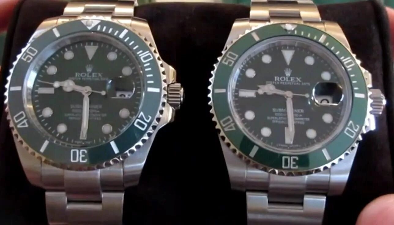 Rolex Submariner Date fake vs Original. Ролекс копия vs оригинал.