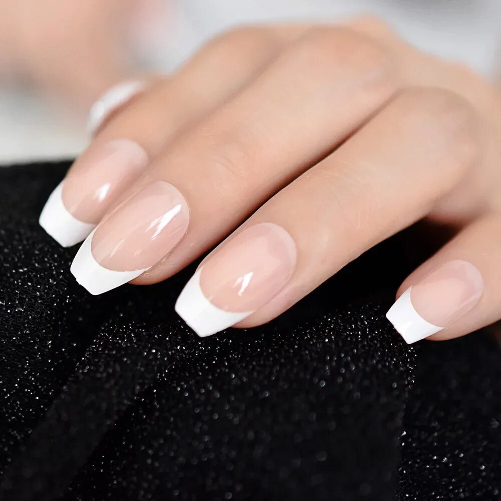Накладные ногти French Manicure Click-On 02 Babyboomer Style 12 шт. essence - ку