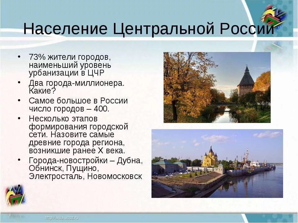 Центральная россия самое главное. Население центральной России. Население центральной России презентация. Население центральной России 9 класс география. Города центральной России.