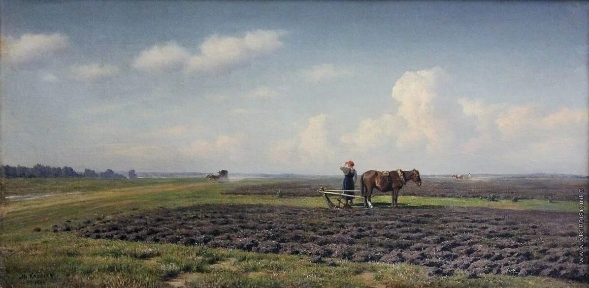 Как животное которое работает на пашне. Клодт «на пашне»(1872).