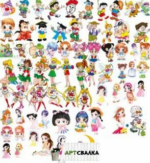 Японский сайт персонажей