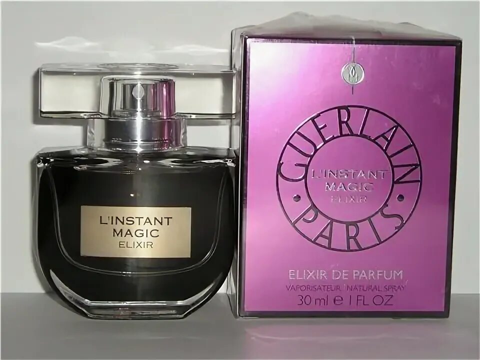 Где купить magic. Guerlain l'instant Magic Elixir. Guerlain l'instant Magic 30 ml. Герлен линстант маджик пудровые духи. Линстант герлен женские Парфюм.