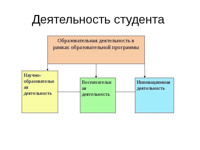 Организации учебной работы студента. Виды деятельности студентов. Глоссарий в чем заключается деятельность студента.