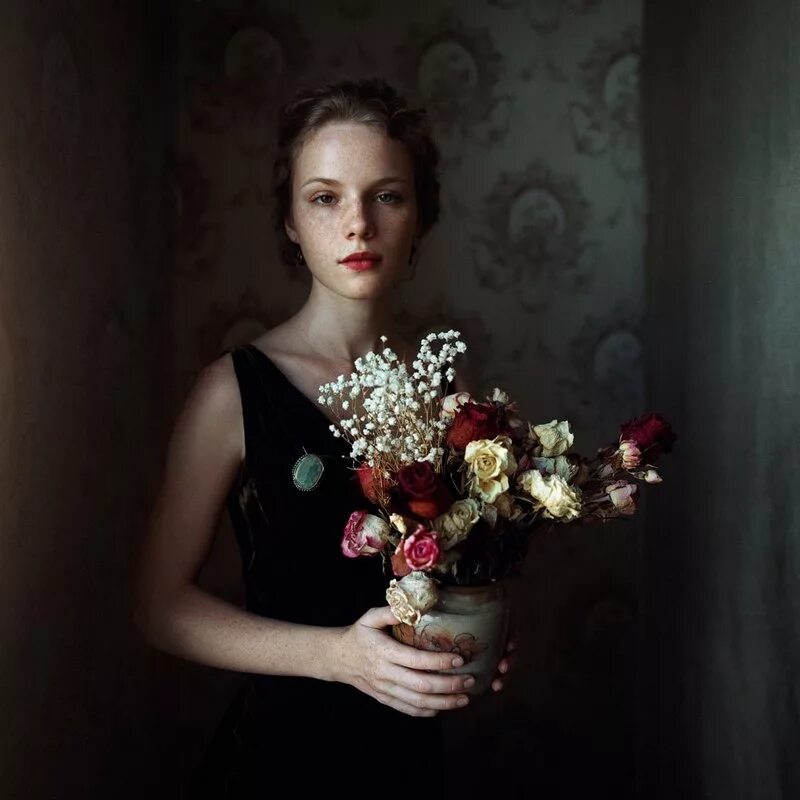 российские фотохудожники. рассвет в дунилово. село дунилово зимой ивановская область. постановочная фотосессия. атоян александр.