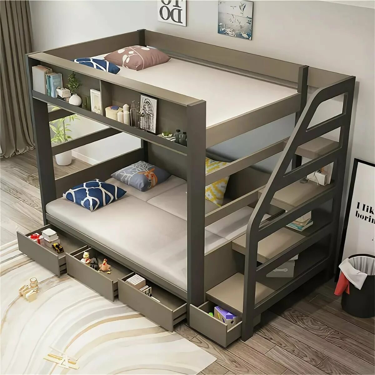 кровать чердак кузя с рабочей зоной. кровать ступеньки ящики. двухъярусная кровать для детей. ступени для двухъярусной кровати. детская кровать со ступеньками-ящиками.