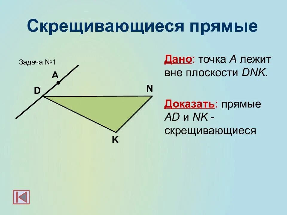 Точка a лежит на прямой bc