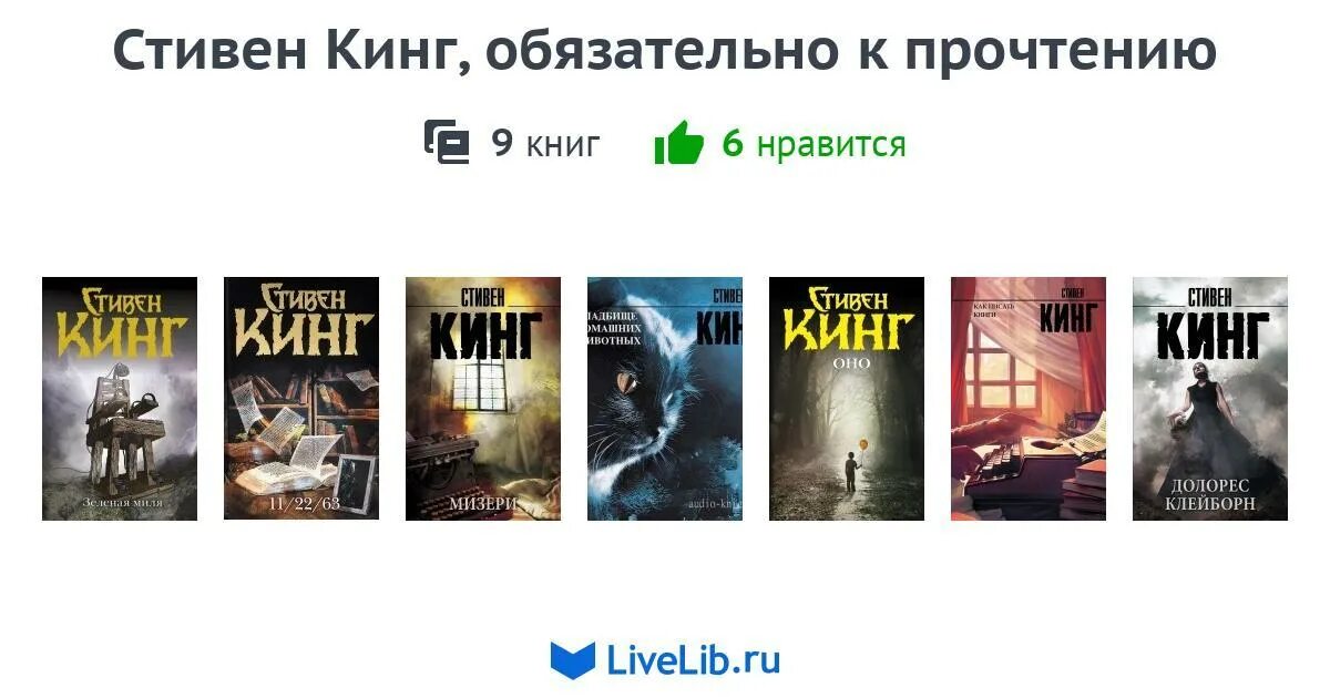 Страшные книги стивена кинга