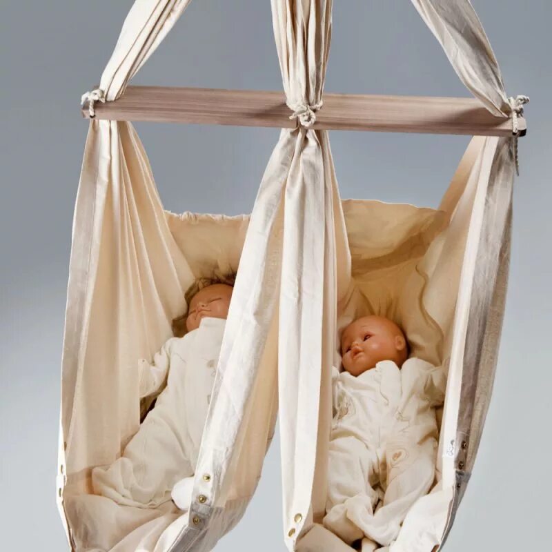 Колыбелька для сна. Гамак для грудничка. Люлька для двойняшек. Колыбель для двойни новорожденных. Кроватка люлька для двойни новорожденных.