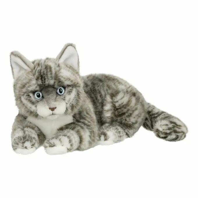 Игрушка котик как настоящий. Мягкая игрушка anna club plush кот табби короткошерстный серебряный лежащий 14 см. anna club plush / котёнок табби короткошерстный серебряный, сидит (15 см.).. anna club plush котёнок табби. anna club plush игрушки кот.